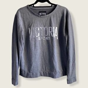 Victoria's Secret Sport Pullover Logo Shirt Grey M